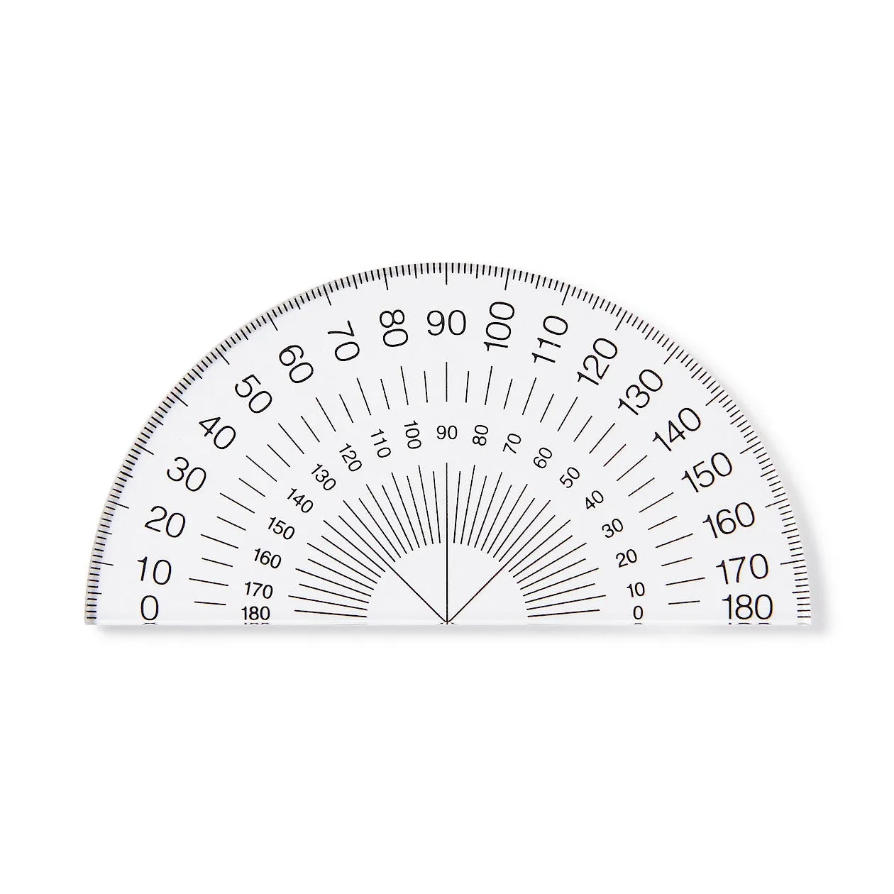Acrylic Semi-Circle Protractor