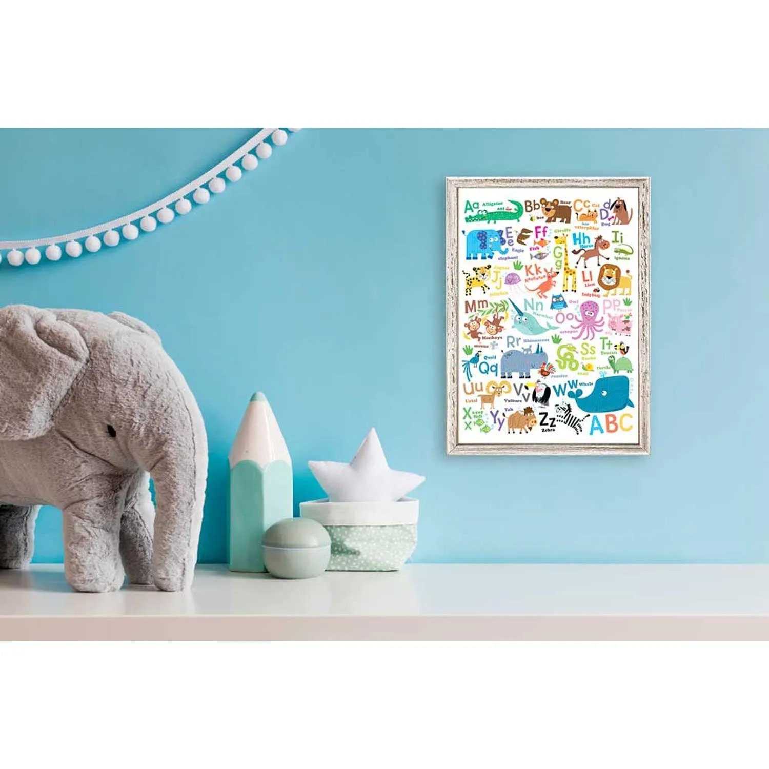 Animal ABC's - Simple Mini Framed Canvas