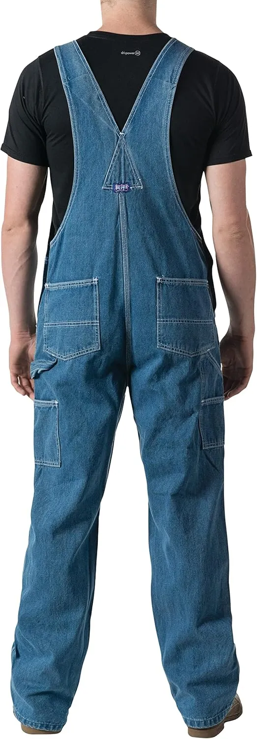 Big Smith Men's Stonewashed Bib Overall