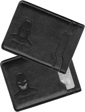 Hero's ID Leather Bat Wallet for Men Personalized Gift for Husband Unique Birthday Holiday Gift for Him Best for Anniversary and Christmas
