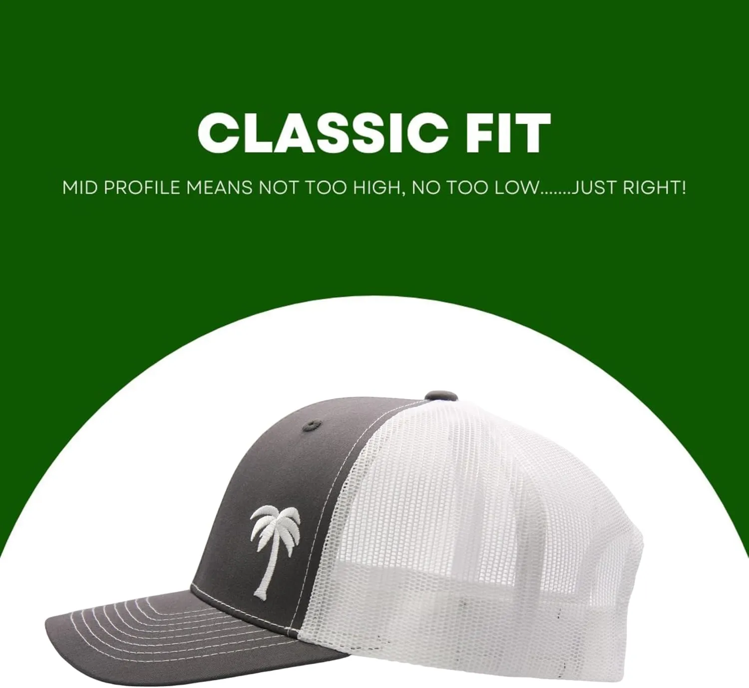 LINDO Trucker Hat - Palm Tree Series