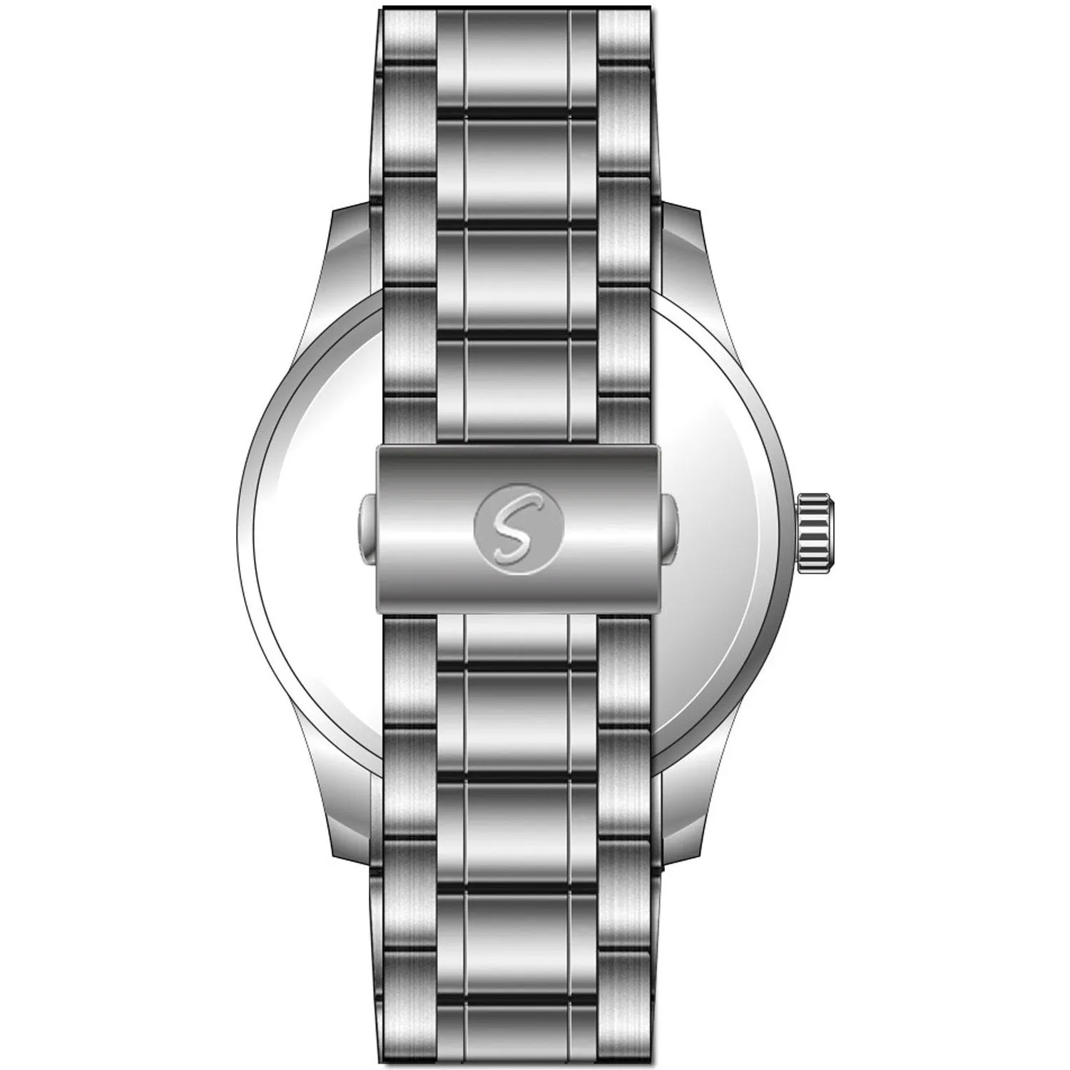Men's Essential Metal Watch With Link Watchband