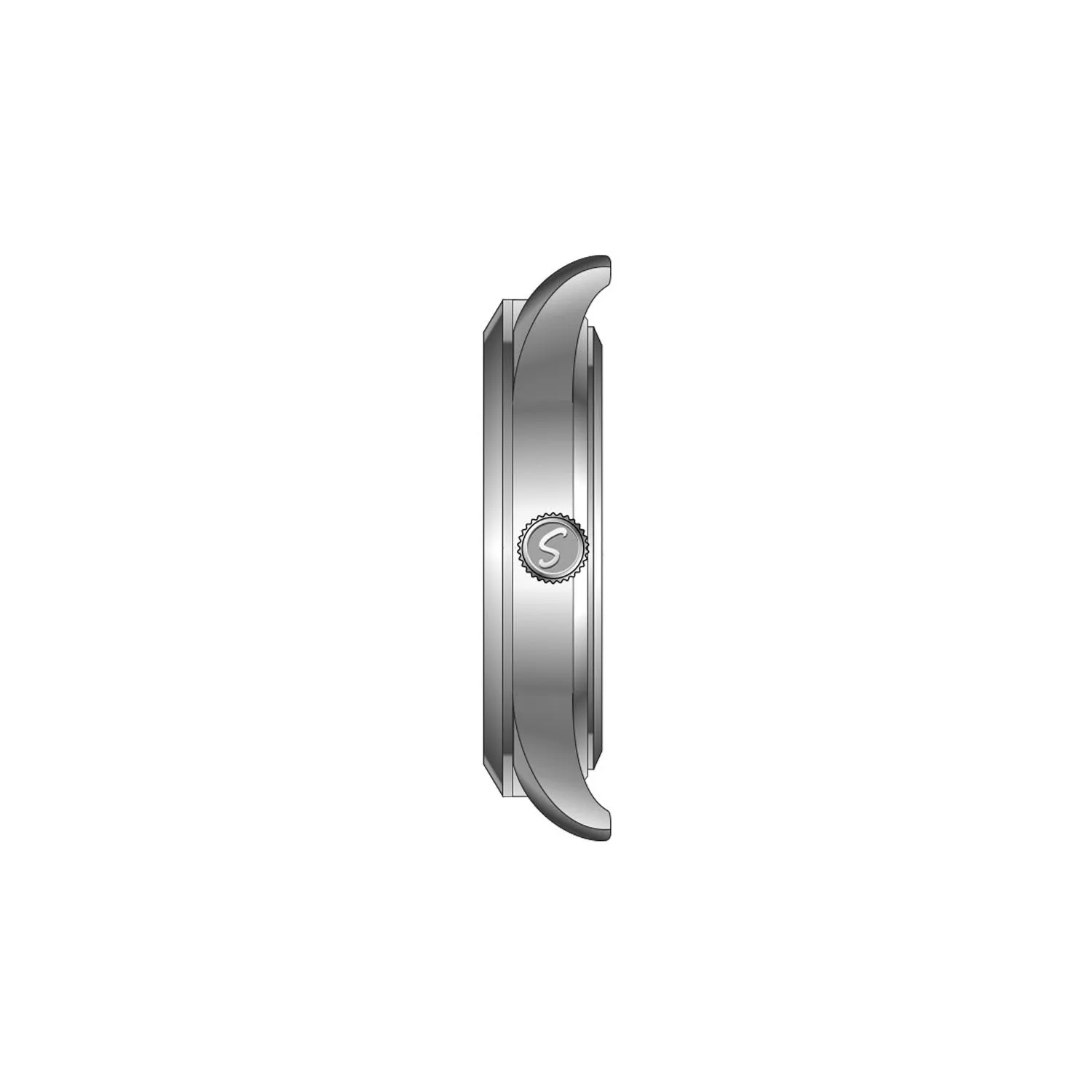 Men's Essential Metal Watch With Link Watchband