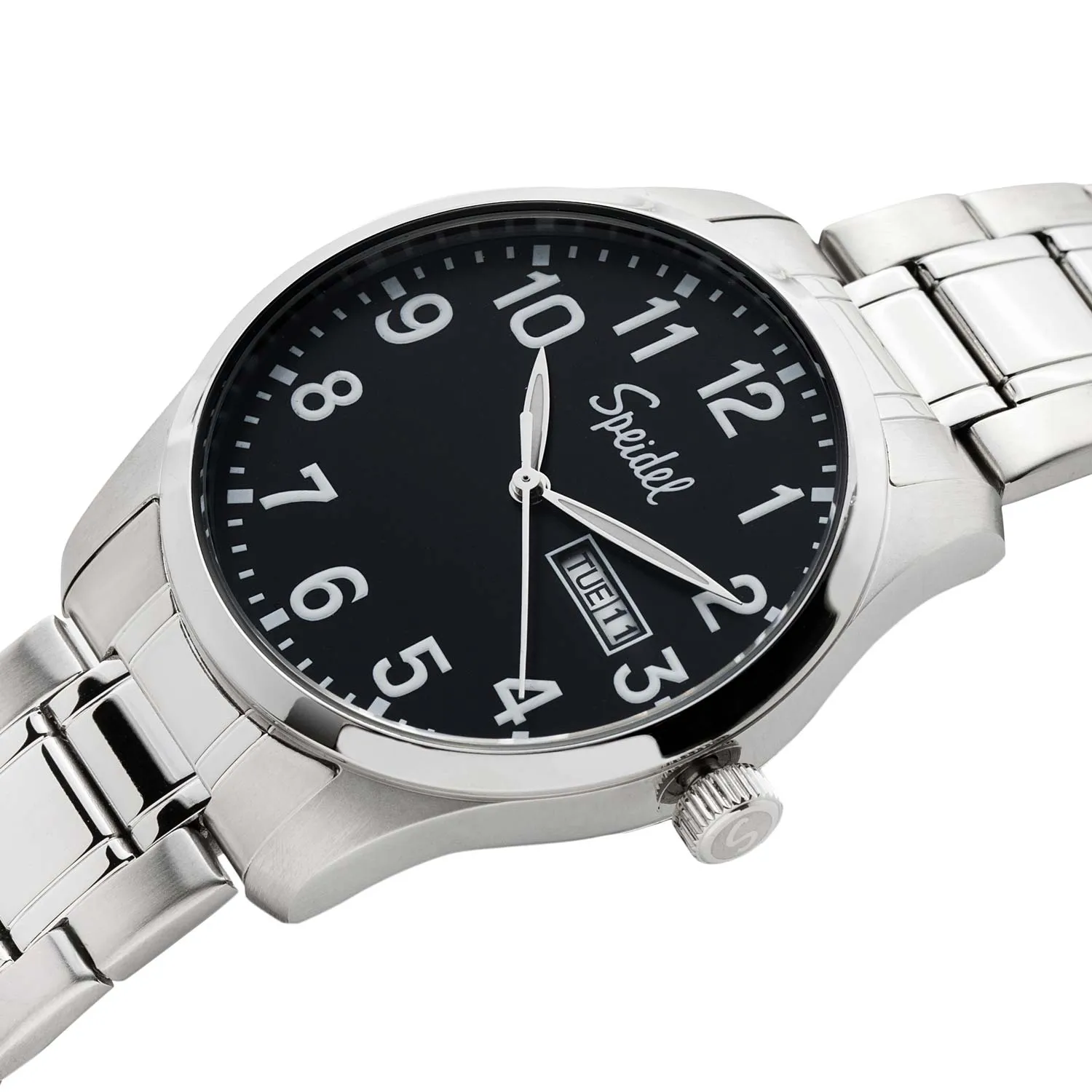 Men's Essential Metal Watch With Link Watchband