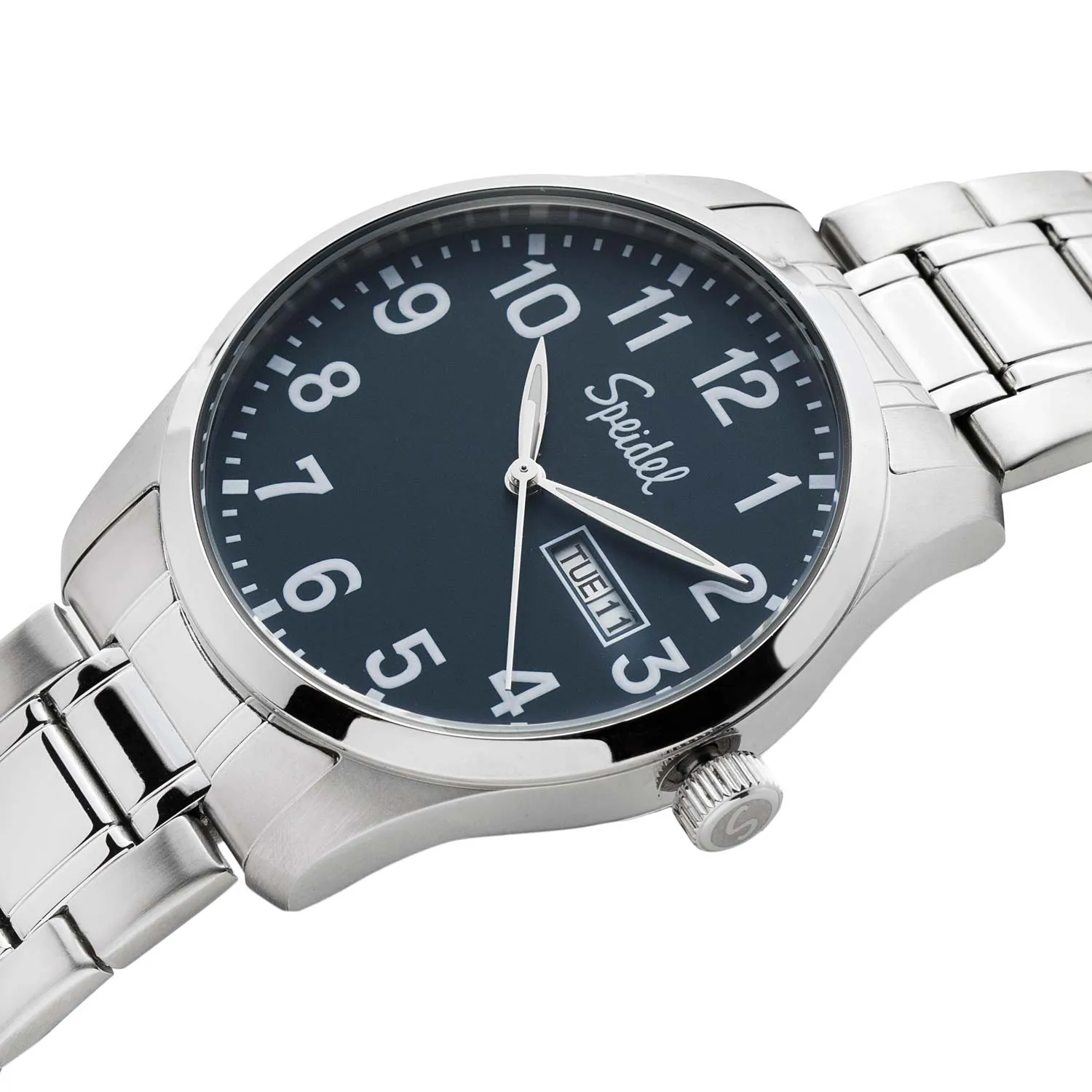 Men's Essential Metal Watch With Link Watchband