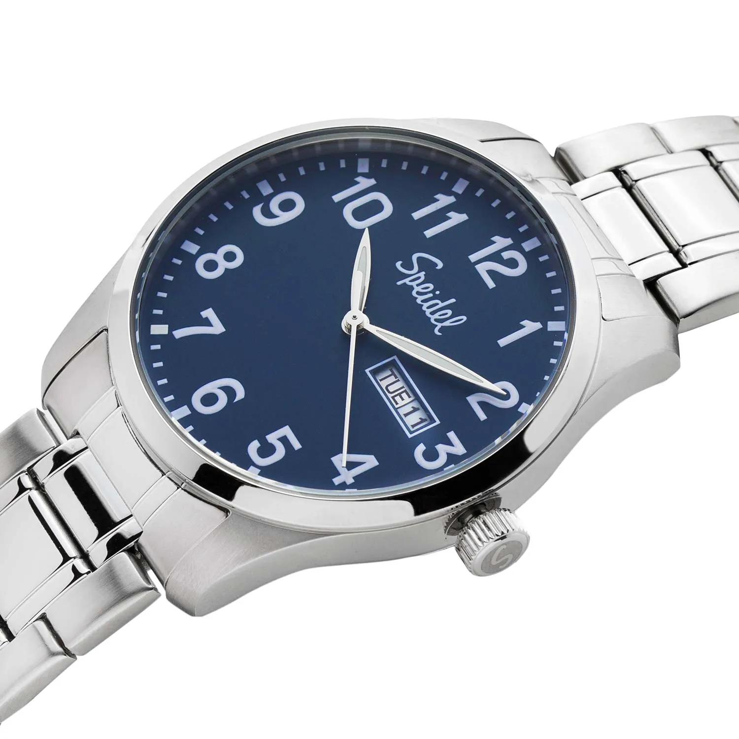 Men's Essential Metal Watch With Link Watchband