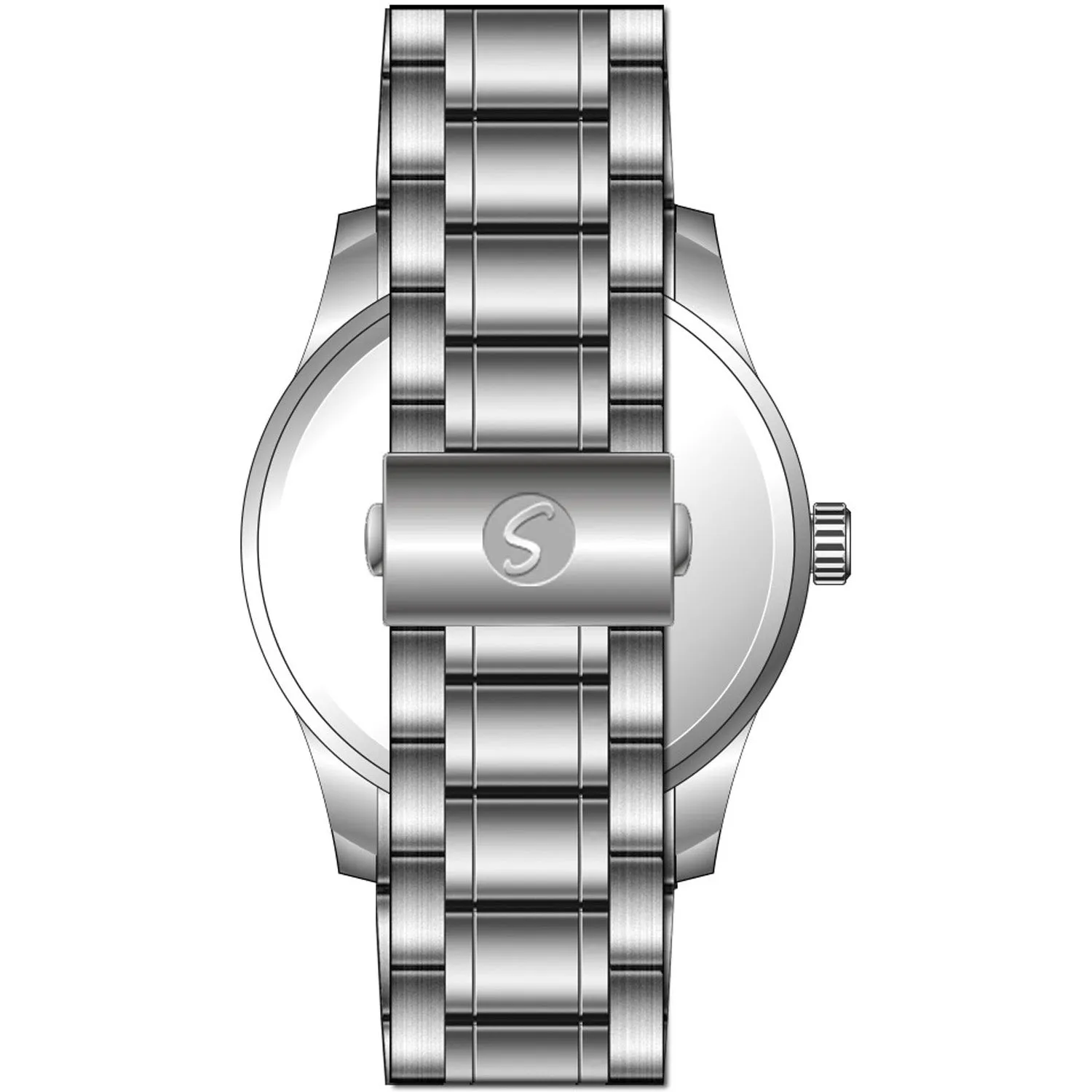 Men's Essential Metal Watch With Link Watchband
