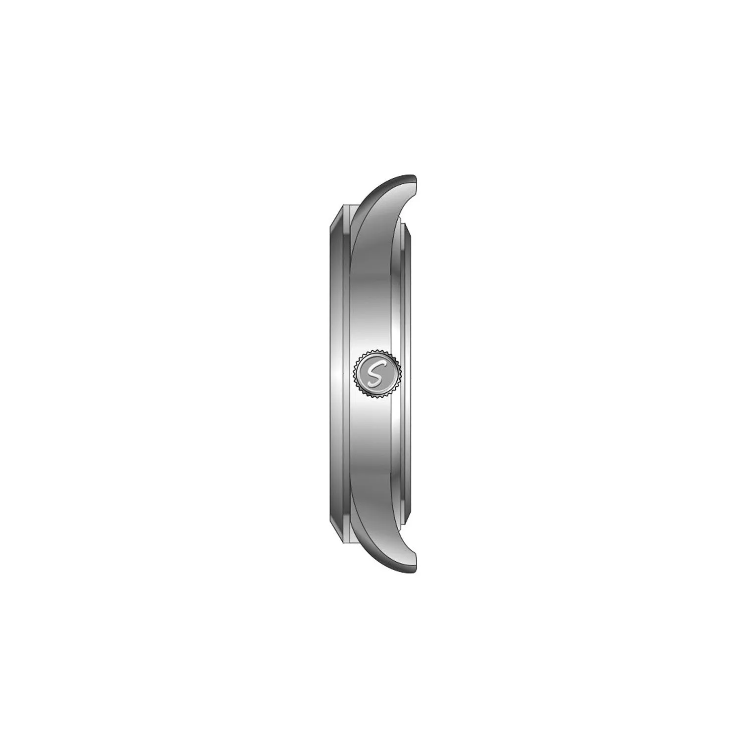 Men's Essential Metal Watch With Link Watchband