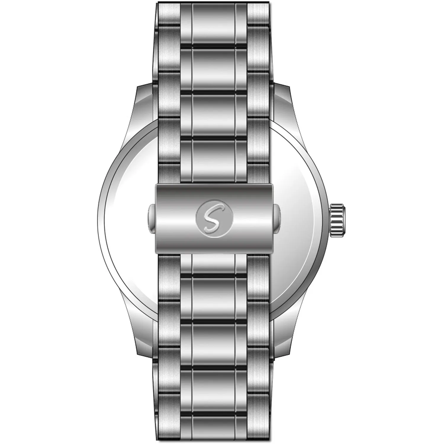 Men's Essential Metal Watch With Link Watchband