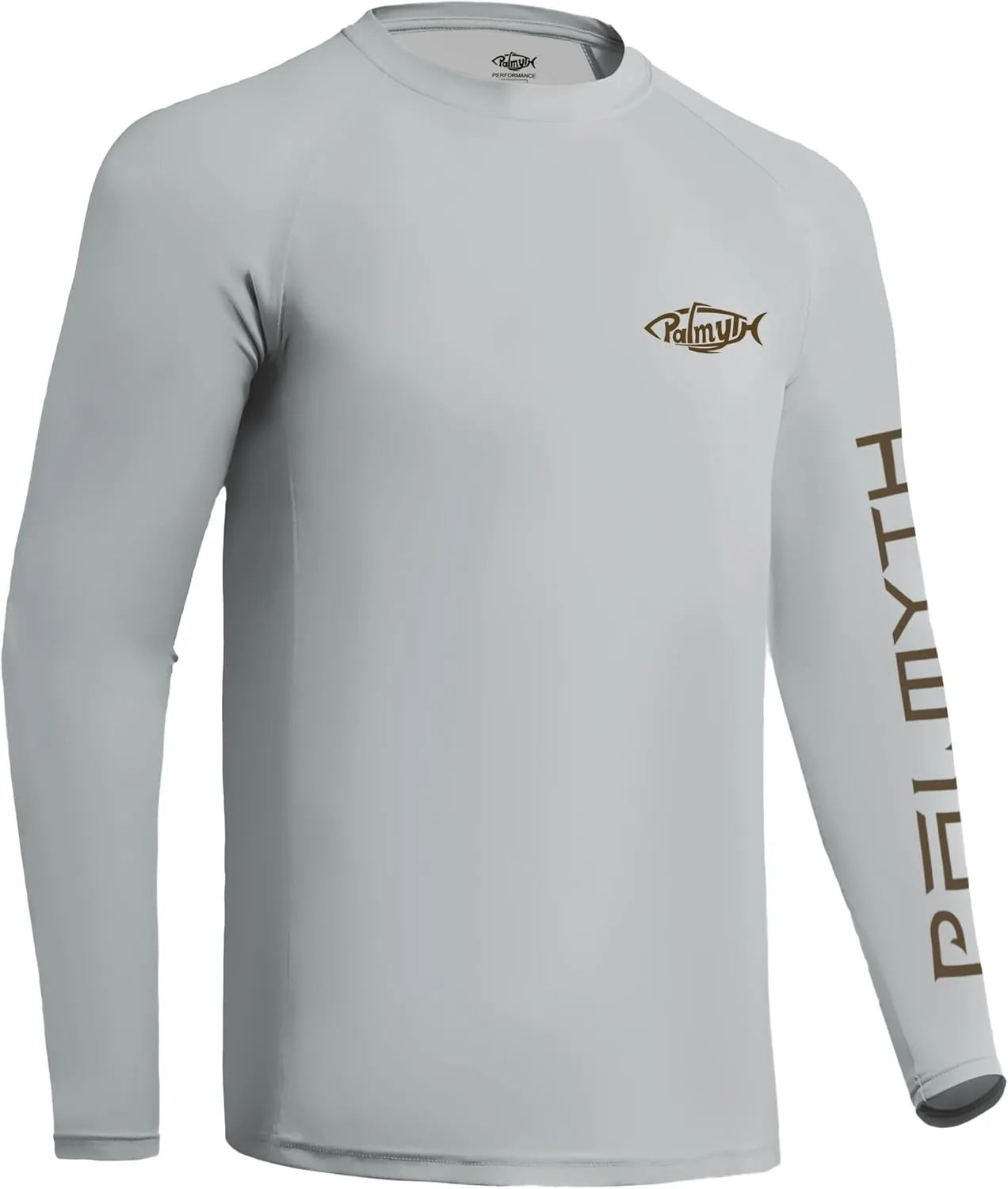 Palmyth Fishing Shirts for Men Long Sleeve UPF 50  T Shirt Sun Protection Tee