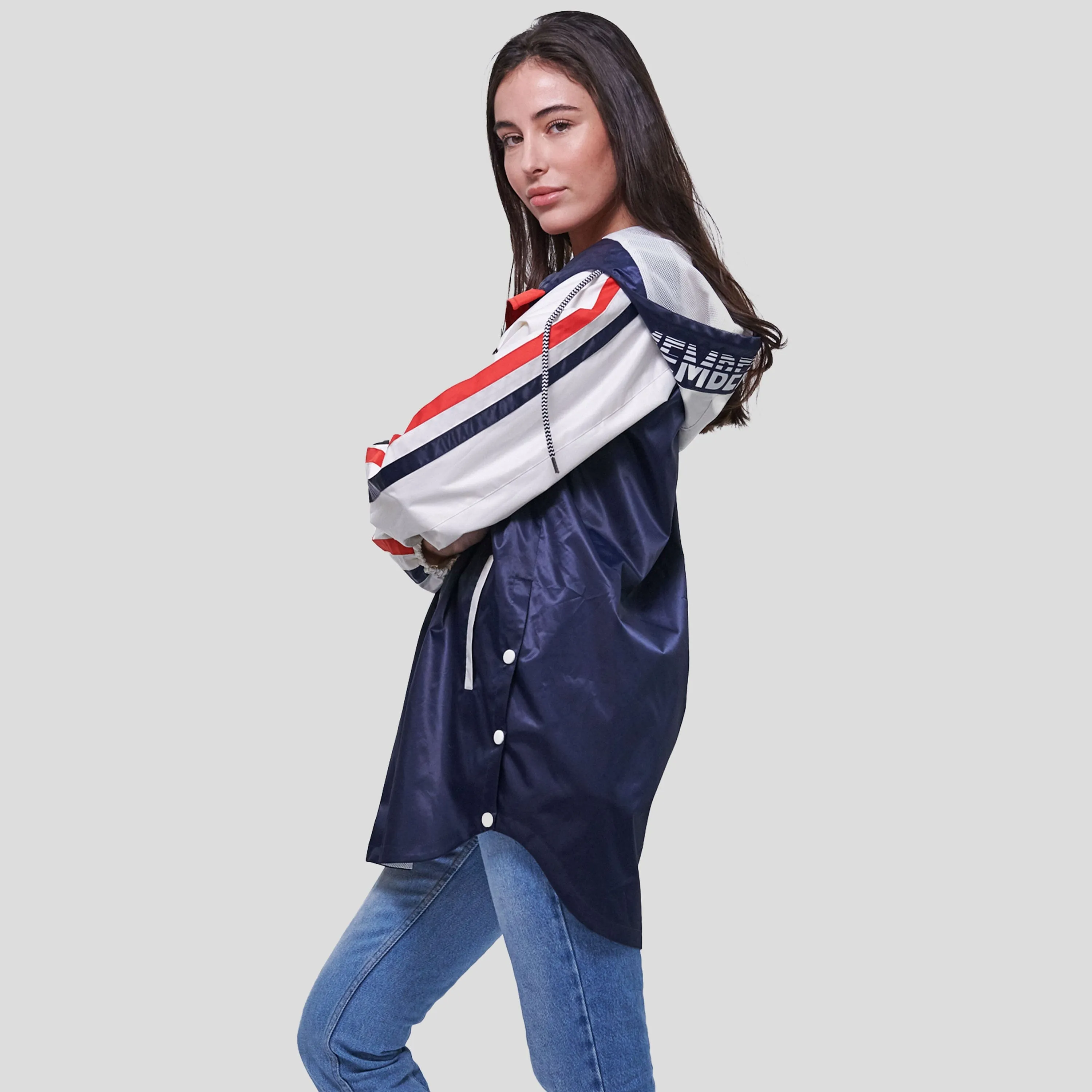 Women's Long Satin Twill Jacket - FINAL SALE